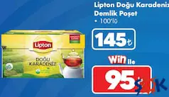 LİPTON DOĞU KARADENİZ DEMLİK POŞET ÇAY 100'LÜ